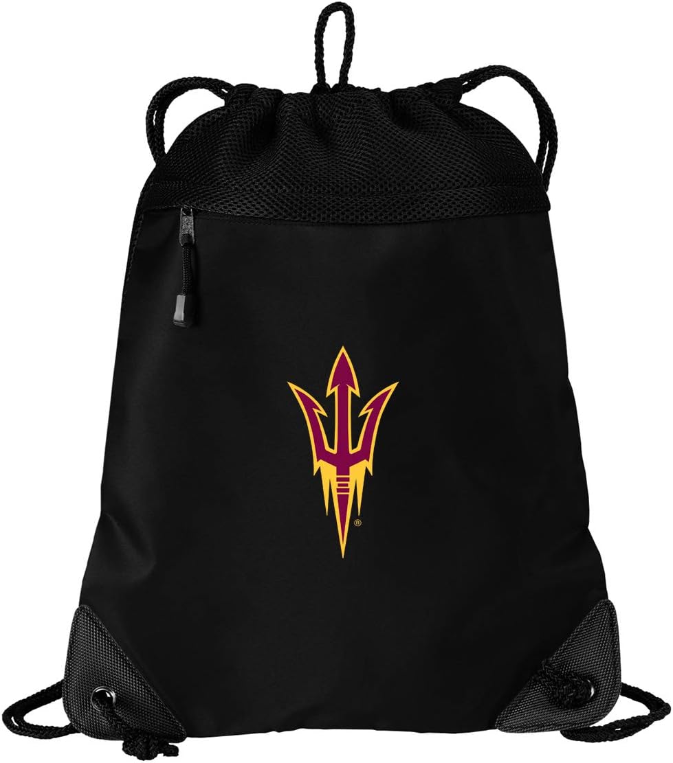 Broad Bay ASU Drawstring Bag Arizona State Cinch Pack Backpack UNIQUE MESH & MICROFIBER