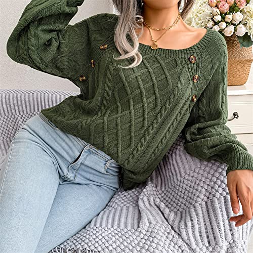 Image of JUNBOON Women's Casual Leopard Print Knitted Pullover Sweaters Long Sleeve Crew Neck Jumper Tops