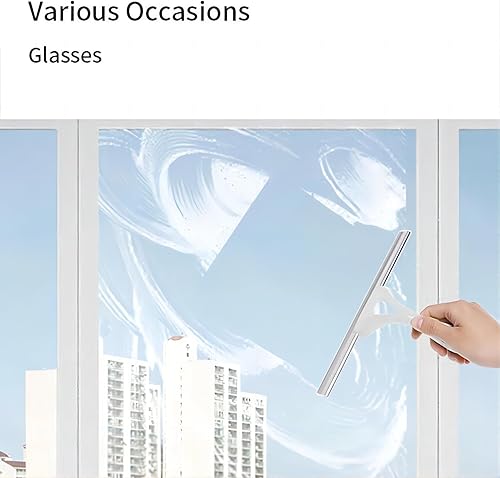 Miniatura 5 de CQT Limpiador de limpiaparabrisas para ventana de automóvil limpiador de vidrio herramienta de limpieza de ventanas para interiores y exteriores