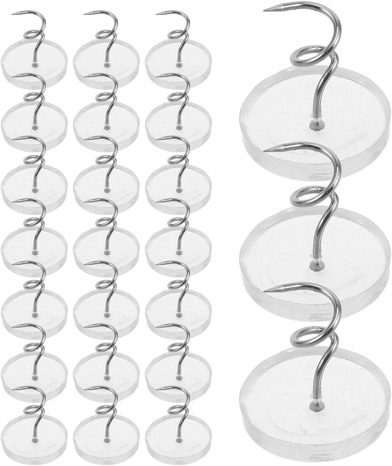 BESPORTBLE 100 Pcs Upholstery Twist Pins Bedskirt Fasteners Furniture Nails Tacks for Home Sofa Slipcovers Quilt Fixing Buckle Large Size