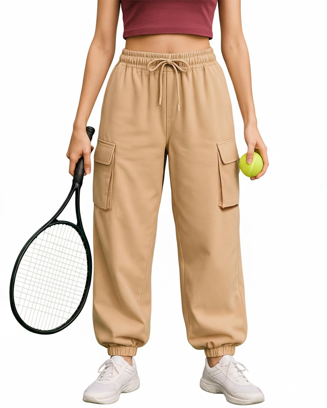 bewakoof Women's Loose Mid Rise Joggers-picture-34