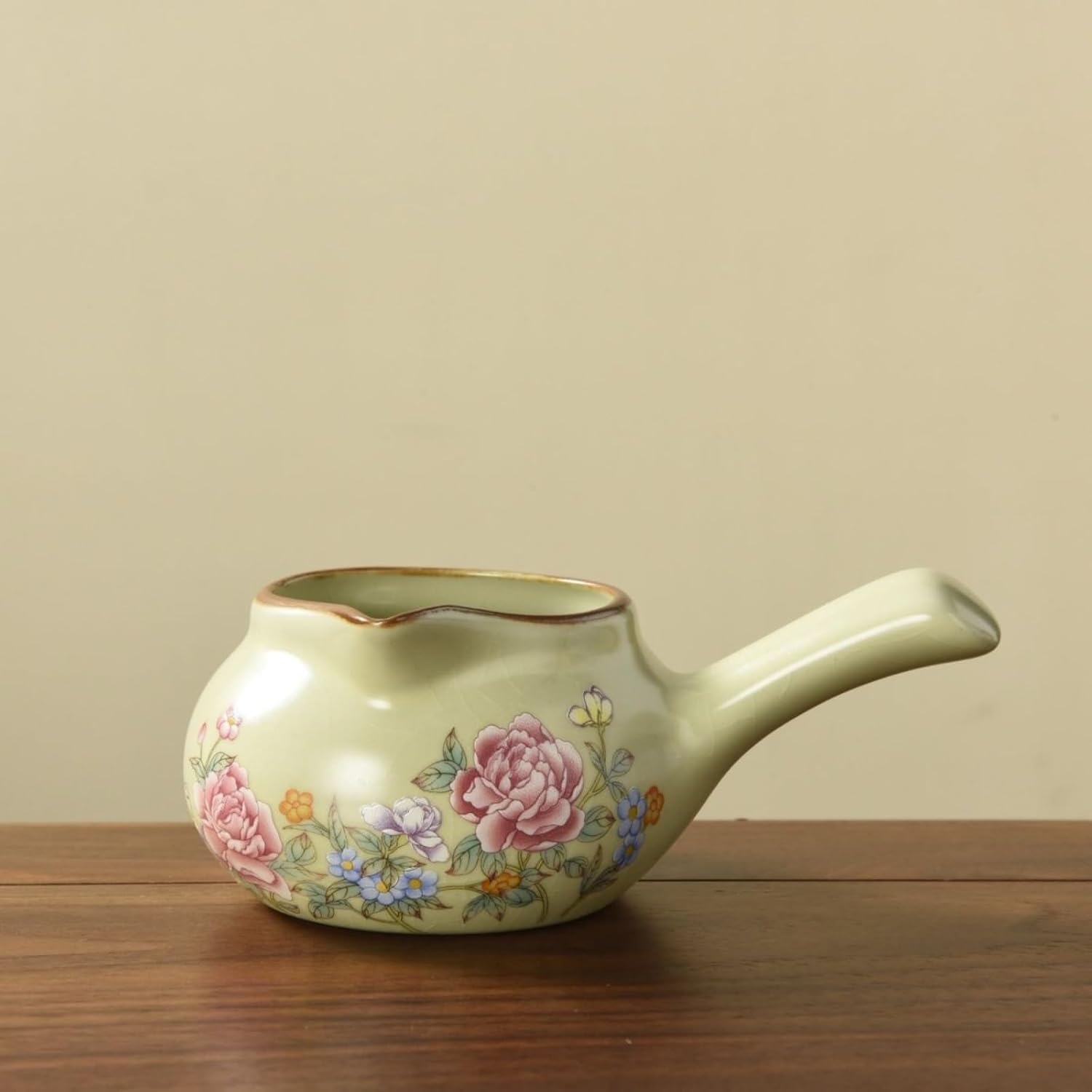 Ru Kiln Ceramics Side Handle Fairness Cup Tea Pitcher Chinese Kung Fu Tea Set