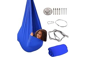 Sensory Swing, ADHD, ASD, Autism Therapy Sensory Hammock Indoor Swing for Kids,...
