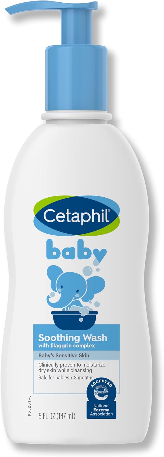 Cetaphil Baby Body Wash, Soothing Wash, Creamy & Gentle for Sensitive