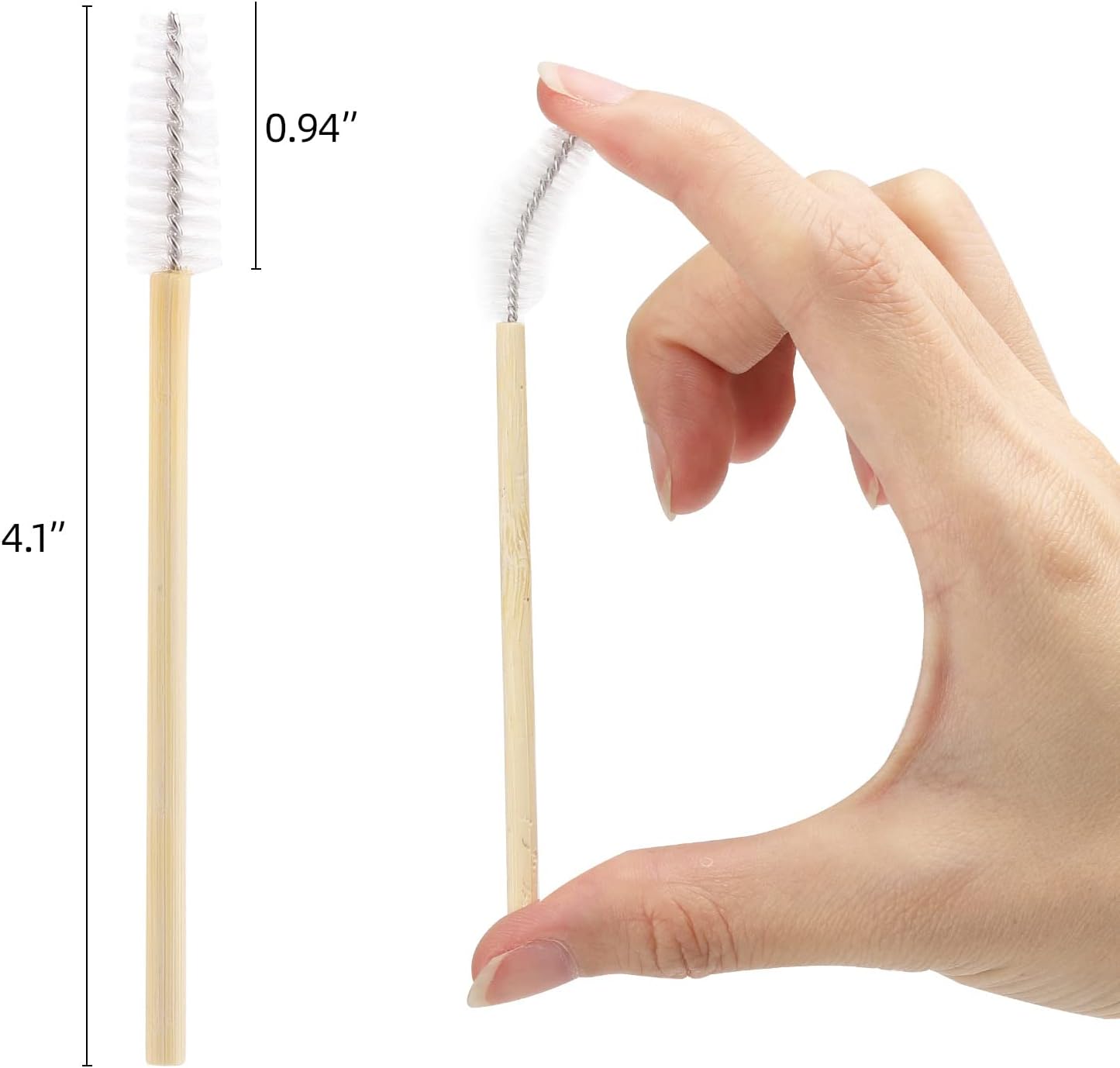 Disposable Mascara Wands, Bboo Spoolies Brush for Eyelash Extenss,
