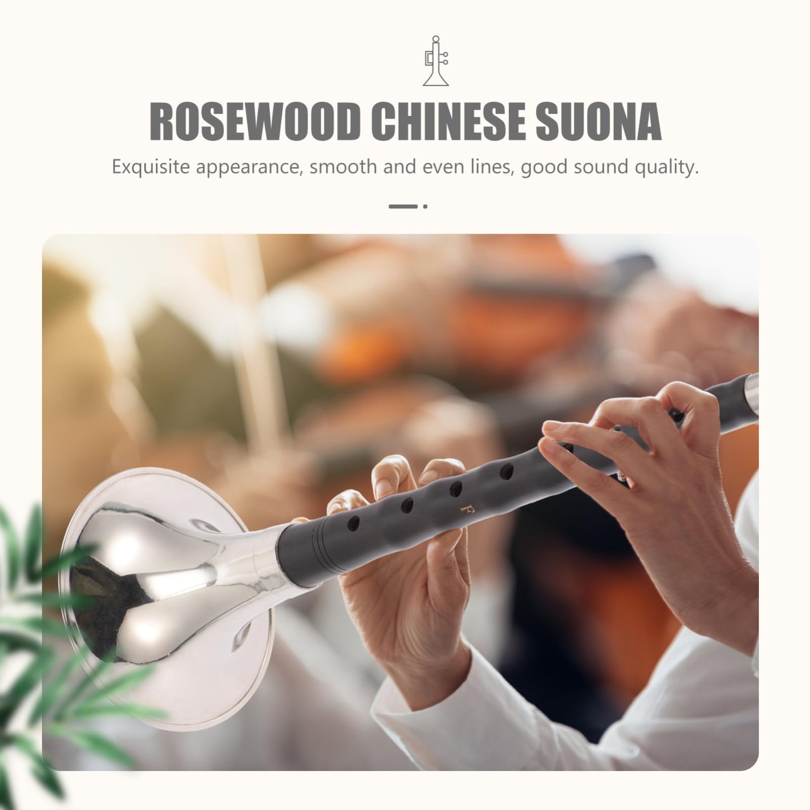 Totority Traditional Chinese Rosewood Wind Instrument Ideal for Practice and Performance Beginner to Advanced