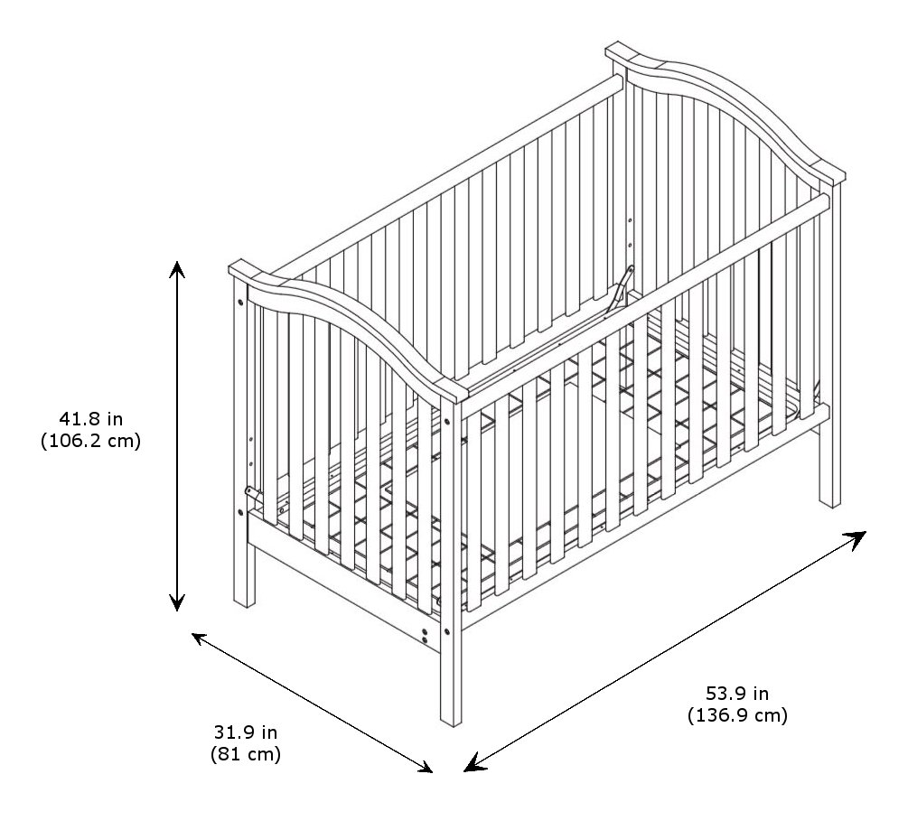 graco crib screw size