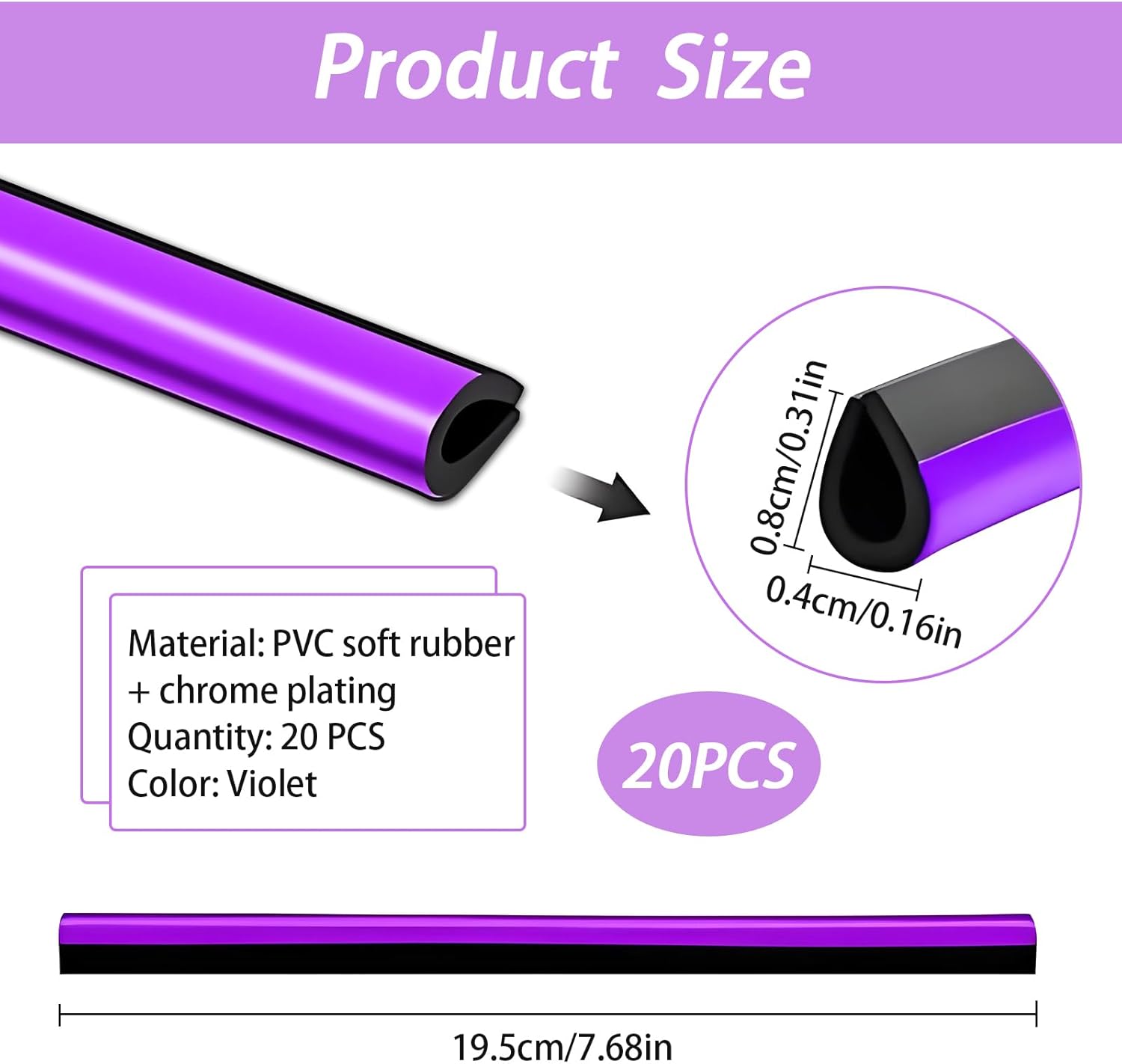 Transform Your Ride: Review of HIAHXC Ventilation Grille Interior Strips in Stylish Purple!