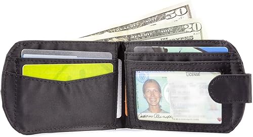 Miniatura 3 de Big Skinny Billetera delgada con bloqueo RFID Taxicat para mujer, con capacidad para hasta 25 tarjetas