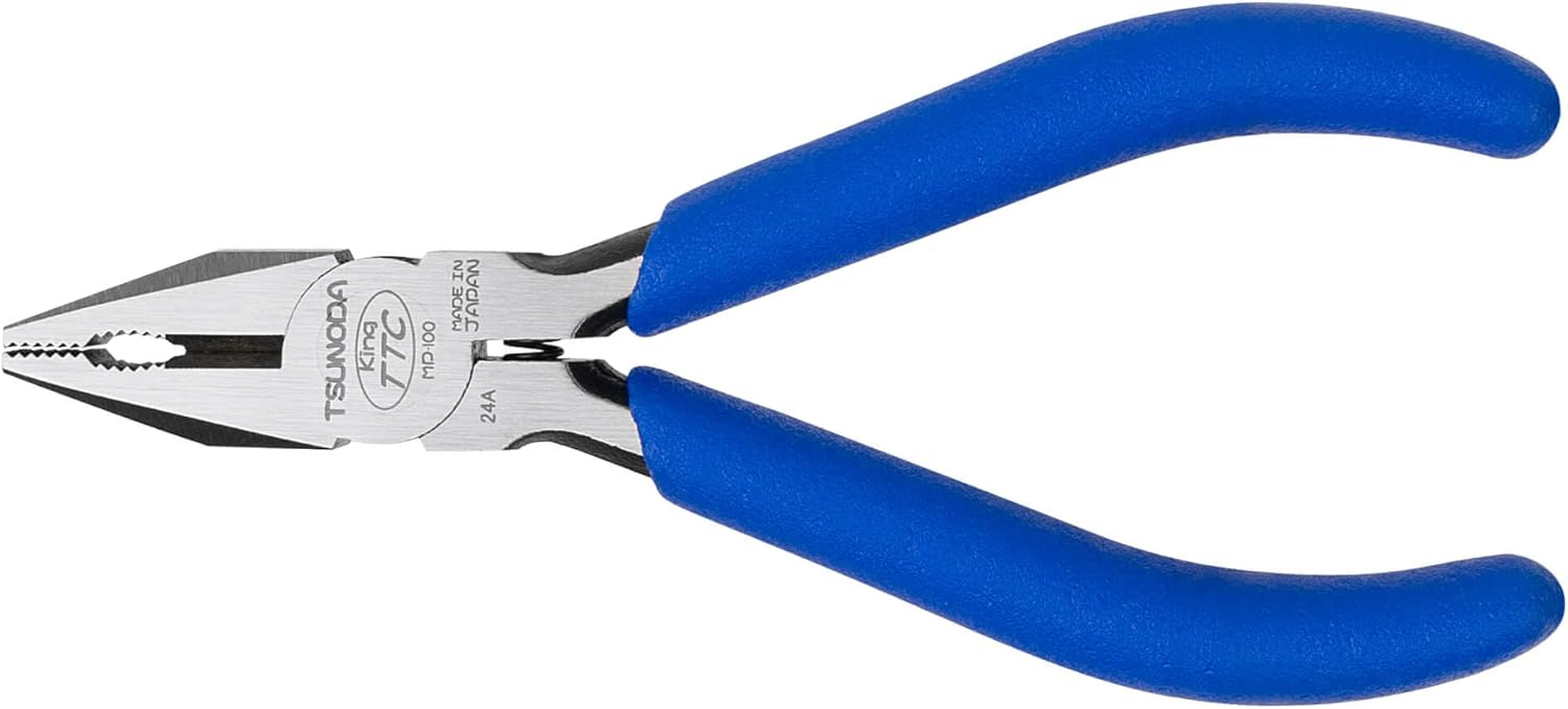 TSUNODA MP-100 Petit Pliers, 3.9 inches (100 mm), Small, Mini, Professional Tool, Made in Japan, Tsubame Sanjo