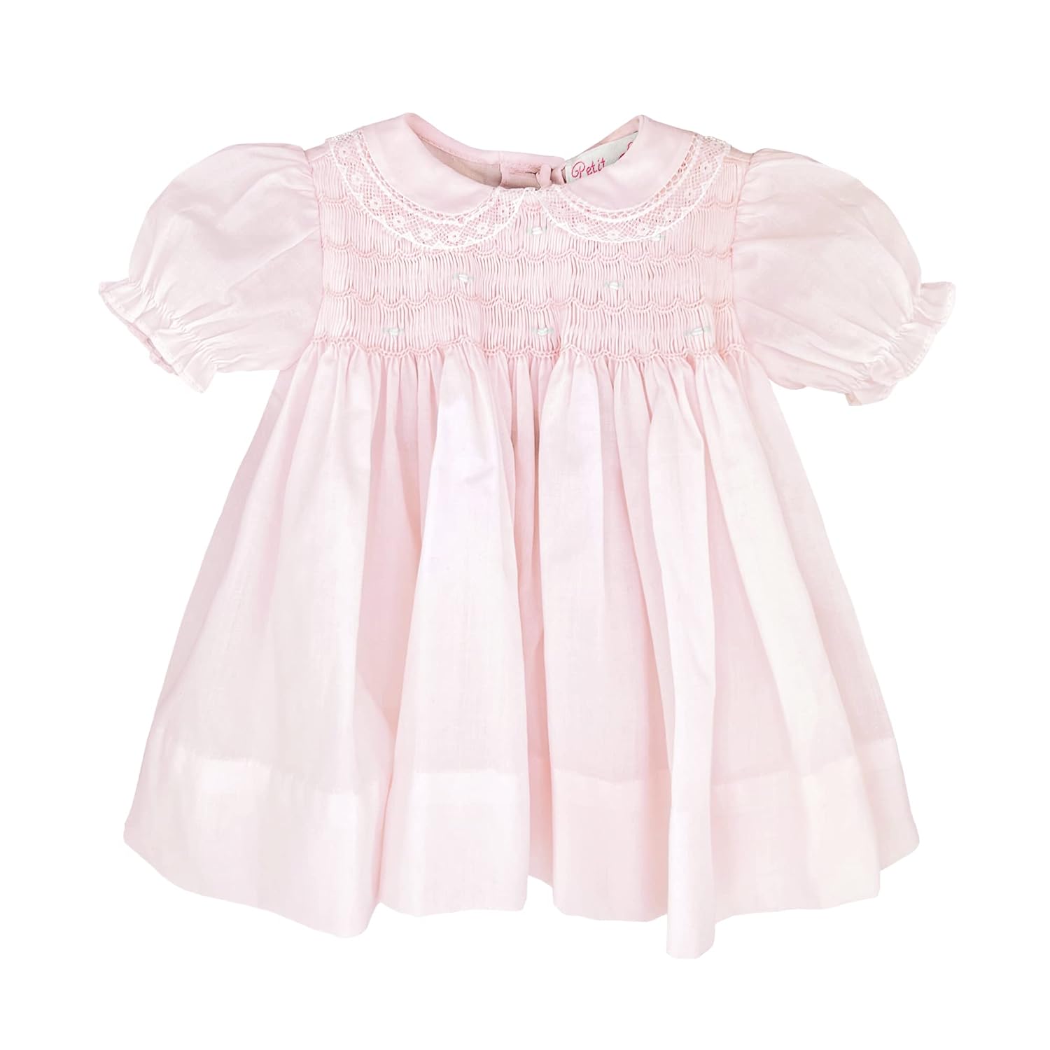 Petit Ami Baby Girls' Fully Smocked Dress with Lace Trim - Review, Price and Buying Guide