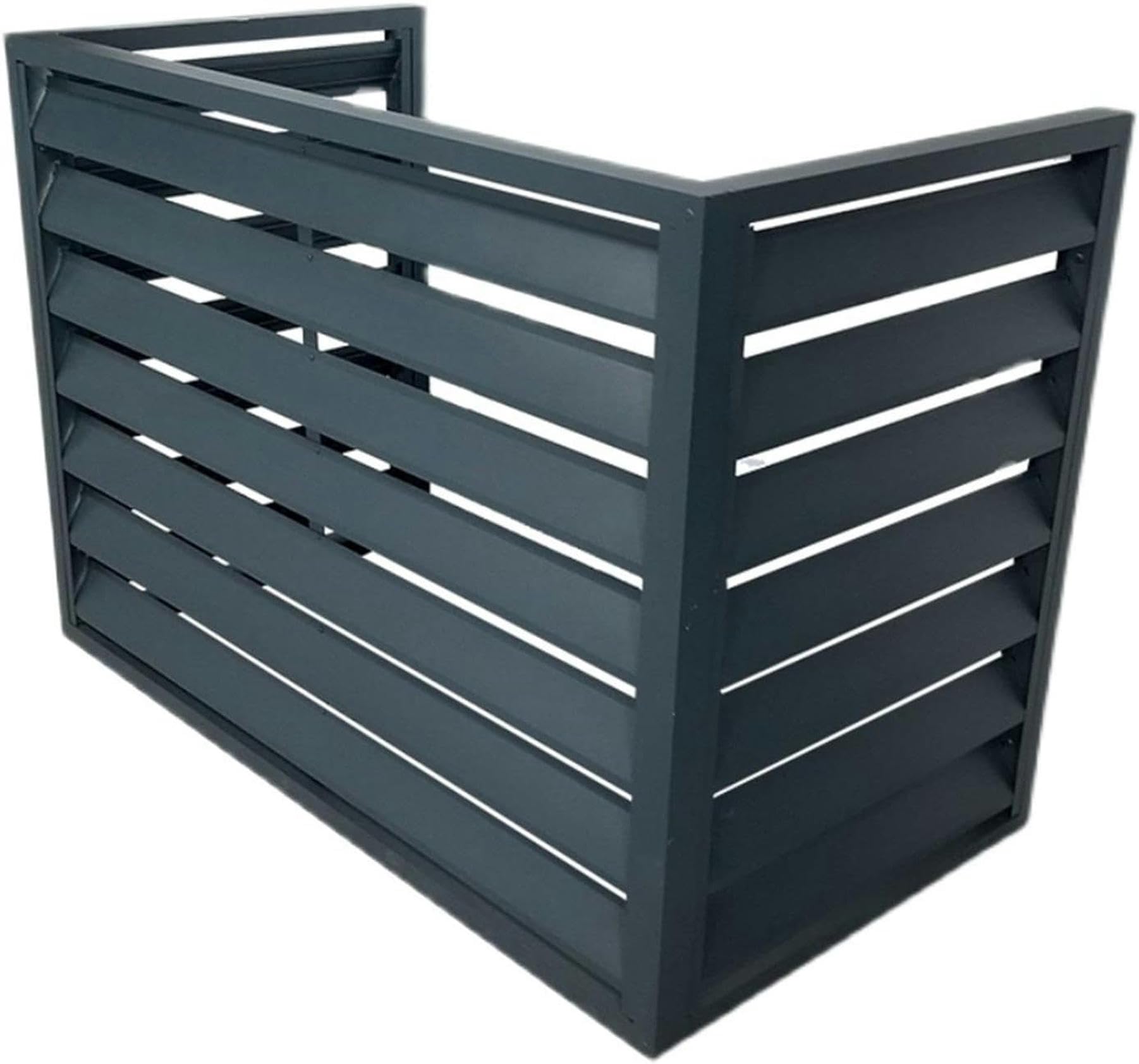 Air conditioner fence for outside units,Dustproof and waterproof, Suitable for indoor and outdoor(Gray,110*60*80cm)