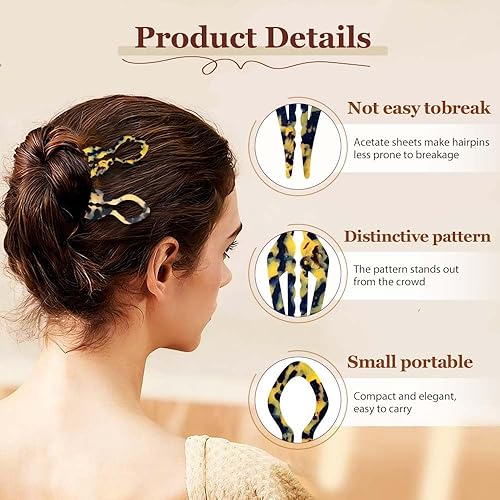 Miniatura 5 de Horquillas francesas para mujer, horquillas para el cabello mayoritario, pinzas elegantes para mujeres para recoger, moños, mecanismo de bloqueo de