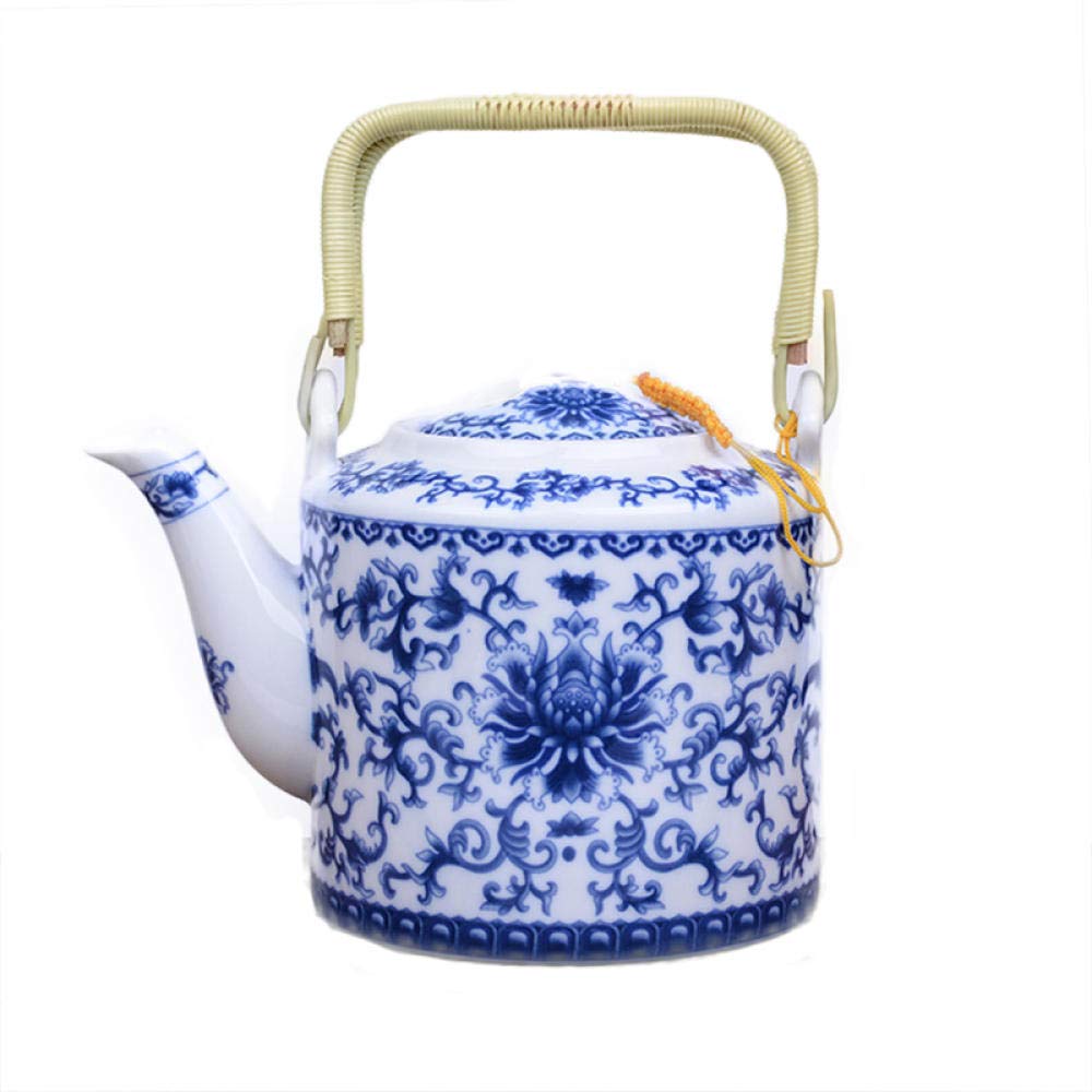 Czajniczek Zaparzacz Do Herbaty Czajniczek Ekspres Do Herbaty 750Ml Niebieski I Biały Porcelanowy Czajnik Herbata Top Artist Design Ceramic Handmade Piasek Pulk Kung Fu Herbata Zestaw Puer Czajnik