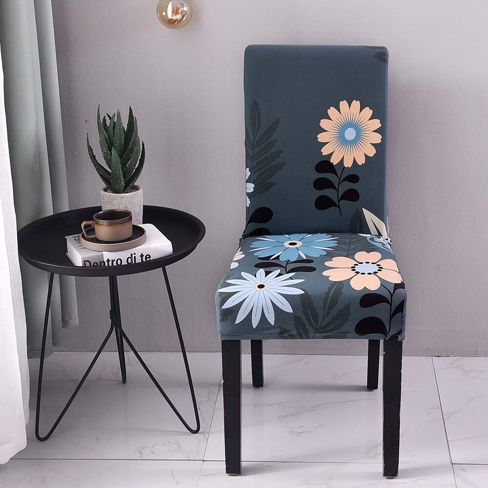 Housse de chaise extensible anti tache pour protéger le mobilier de salon