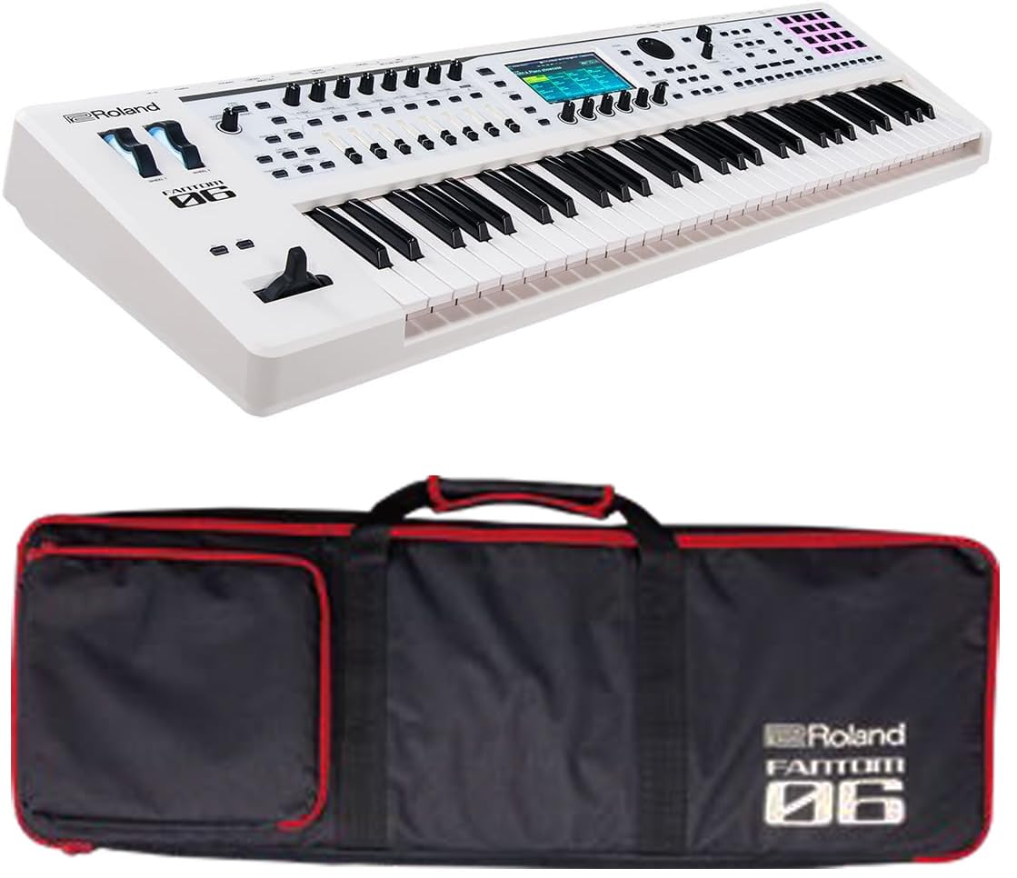 Amazon | Roland FANTOM-06-SC シンセサイザー 限定ホワイト 追加音源 