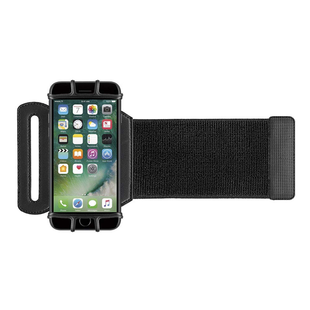 1pc Wristband Armband Phone Holder Bracket Stand with Joint 180 Degree Rotation for Sports Jogging Running (Random Color) 180° Rotation