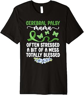 Cerebral Palsy Mama Definition Cerebral Palsy Mom Premium T-Shirt