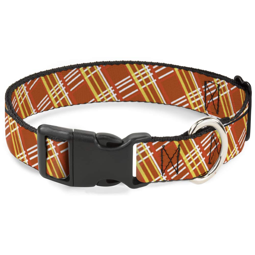 Collar de plástico Buckle Down para evitar escapes accidentales en perros medianos