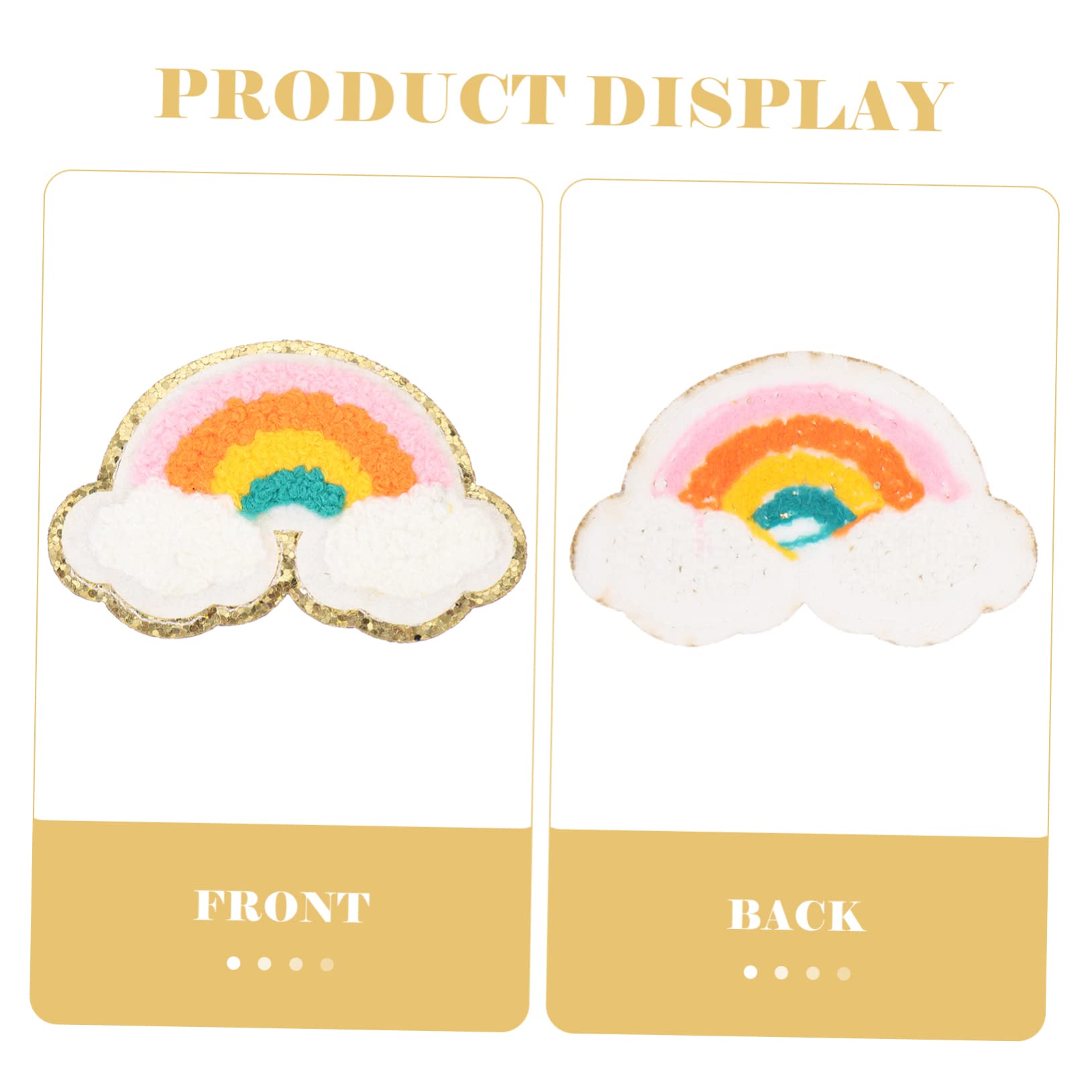 OSALADI 5 Set Toppe Decorative Per Abbigliamento Patches Termoadesive Per Riparazioni E Decorazioni Vestiti Jeans Borse E Accessori Fai Da Te 8 Pezzi*5