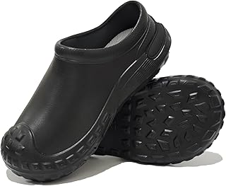 Slip Resistant Work Shoes - Non Slip Shoes for Men Food Service - Oil and Water Resistant Men's Mules & Clogs - Zapatos para Trabajar en Restaurante