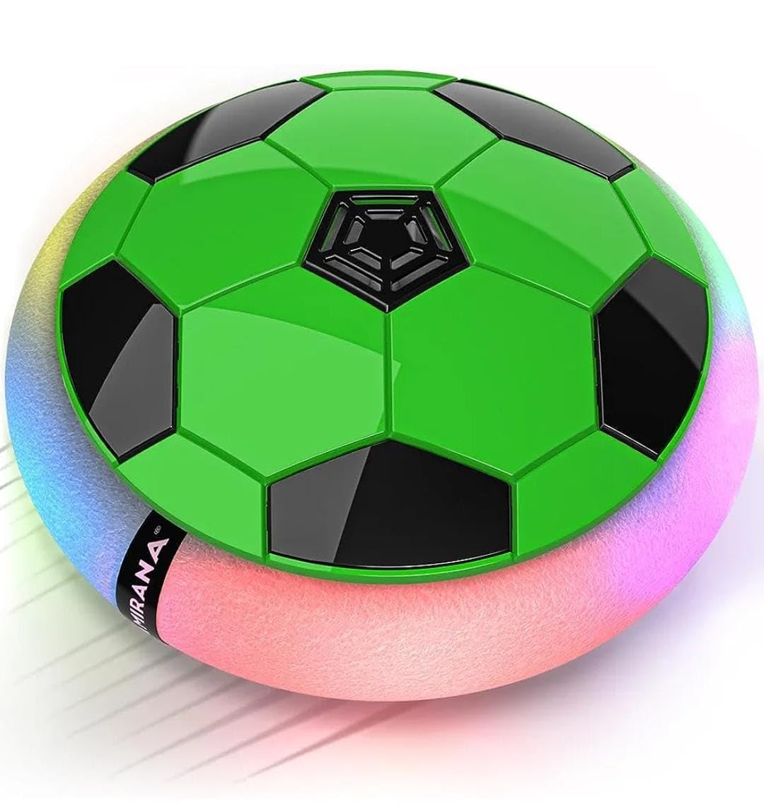 Floating Hover Football with Colorful Flash Light Effect | Indoor & Outdoor Pro Air Football Game for Kids/Girls/Boys/Gifts Multi Color, Power Source: 4xAA Battery (Not Included) (B0CZNVSKYS) Amazon Price History, Amazon Price Tracker