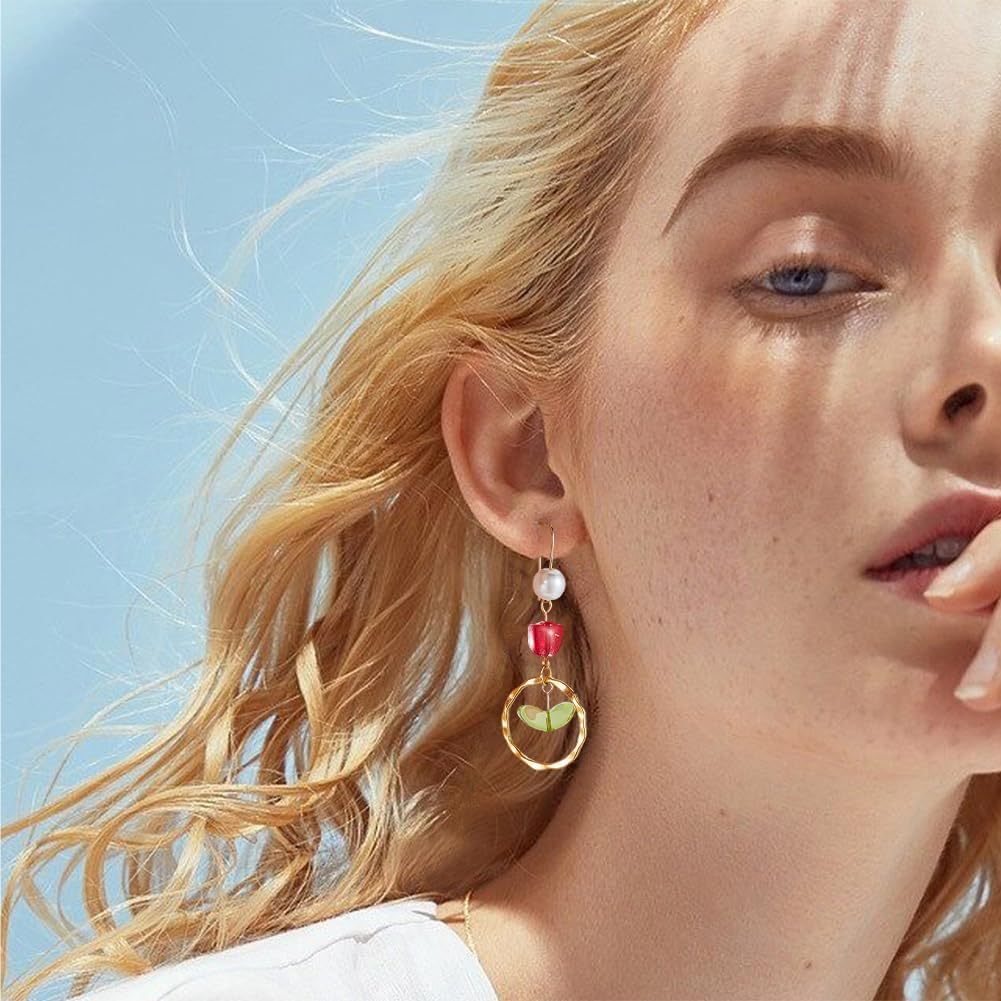 1 Box 120Pcs Real 18K Gold Plated Earring Hooks Kidney Earring Finding Hooks Dangle U Shaped Teardrop Long Ear Wires Stainless Steel Wires for Jewelry Making Supplies DIY Craft Women - Image 6