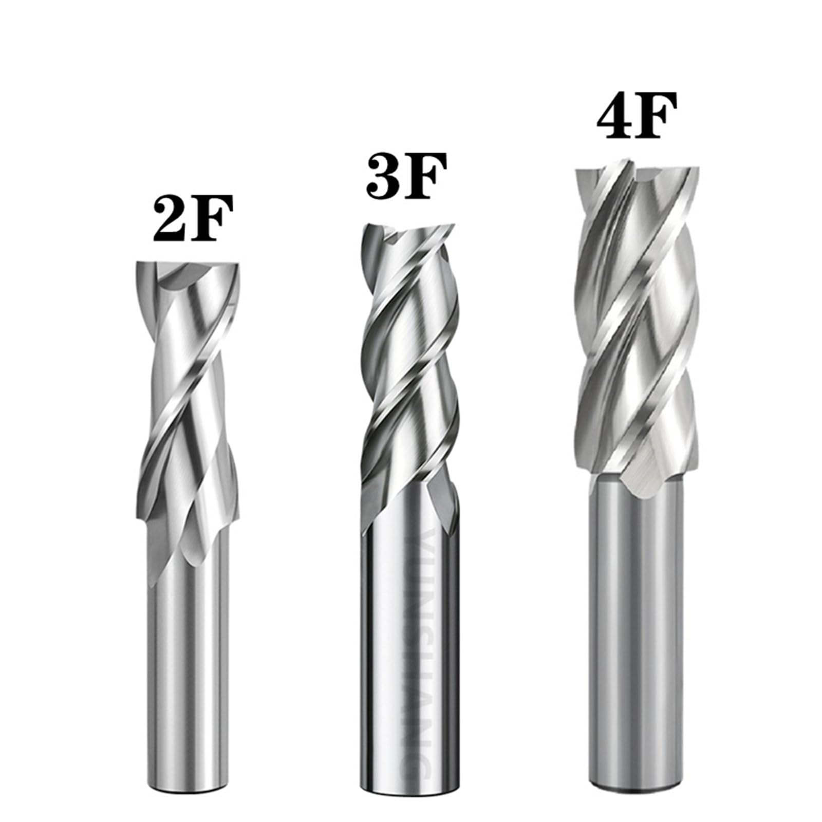 Frese per metallo Utensile CNC for macchina D3mm-20mm con fresa in acciaio ad alta velocità for acciaio di processo, rame e alluminio