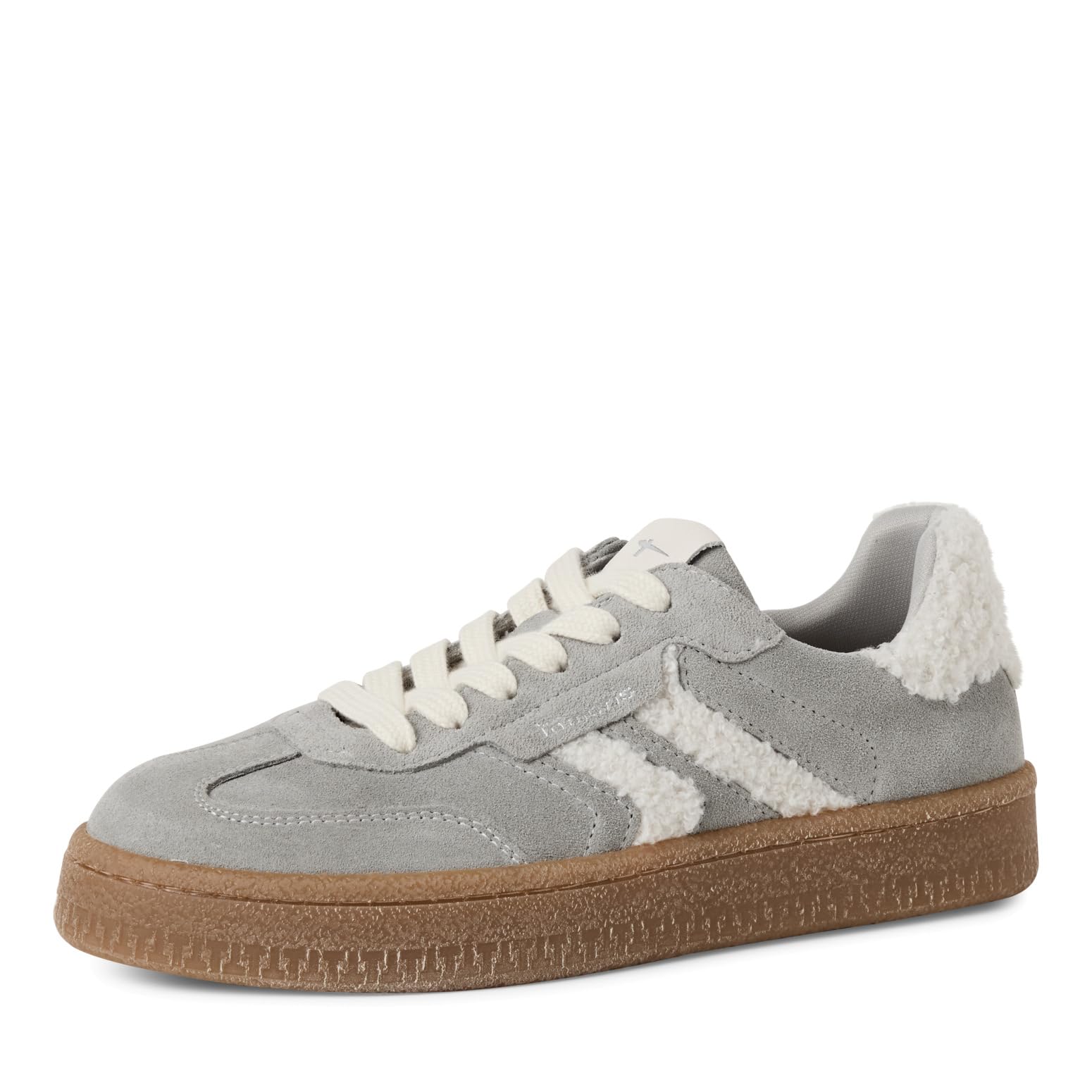 Tamaris Women's Low 1-23723-44 Trainers, LT. Grey/Fur, 42 EU, Lt Grey Fur, 9 UK
