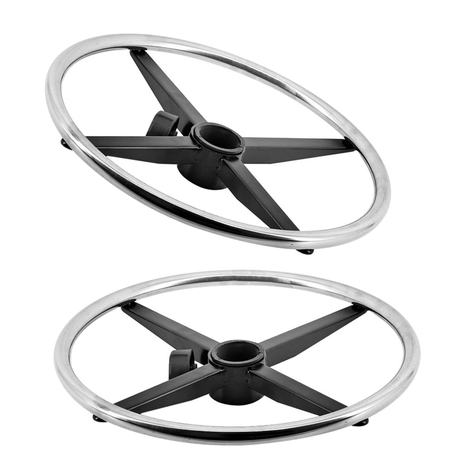 Veemoon 2 Piezas Anillo Reposapiés Redondo de 35cm para Silla de Oficina