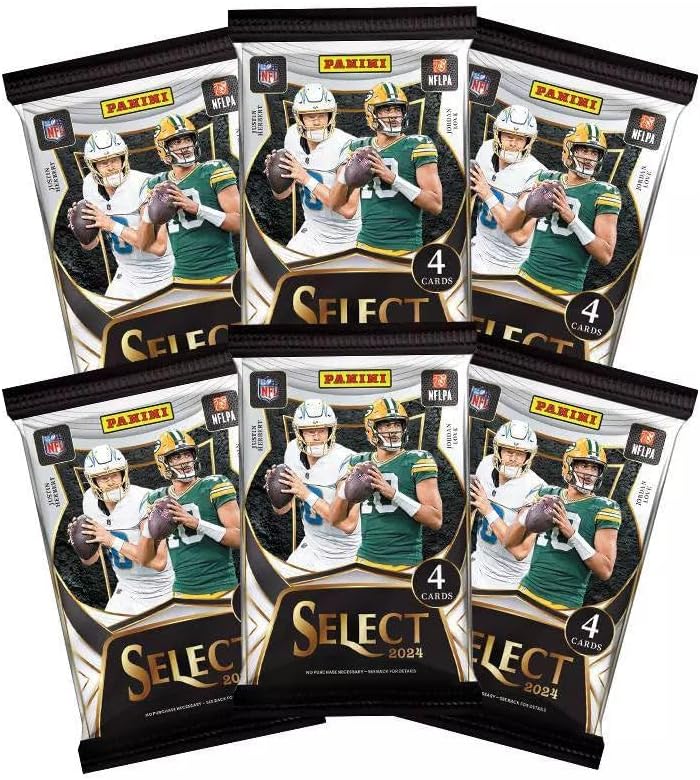 2024 Panini Select Football Trading Card Blaster Box - Green & Yellow Shock