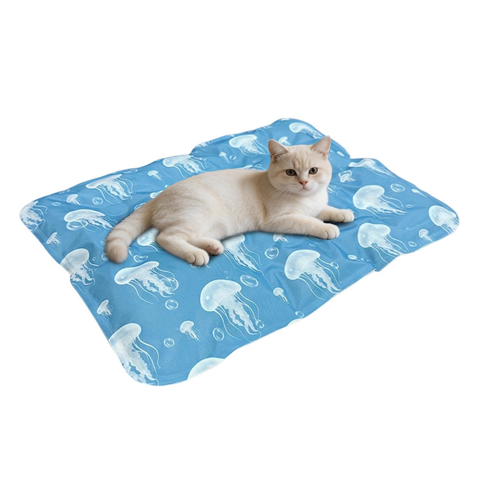 Generico Erfrischende Matte aus flexiblem Gel und gepolstertem Kissen, kühlend für Welpen – für Katzen, Hunde, Welpen, Haus, Innen- und Außenbereich, Garten, Wohnzimmer, Reise, Sommer