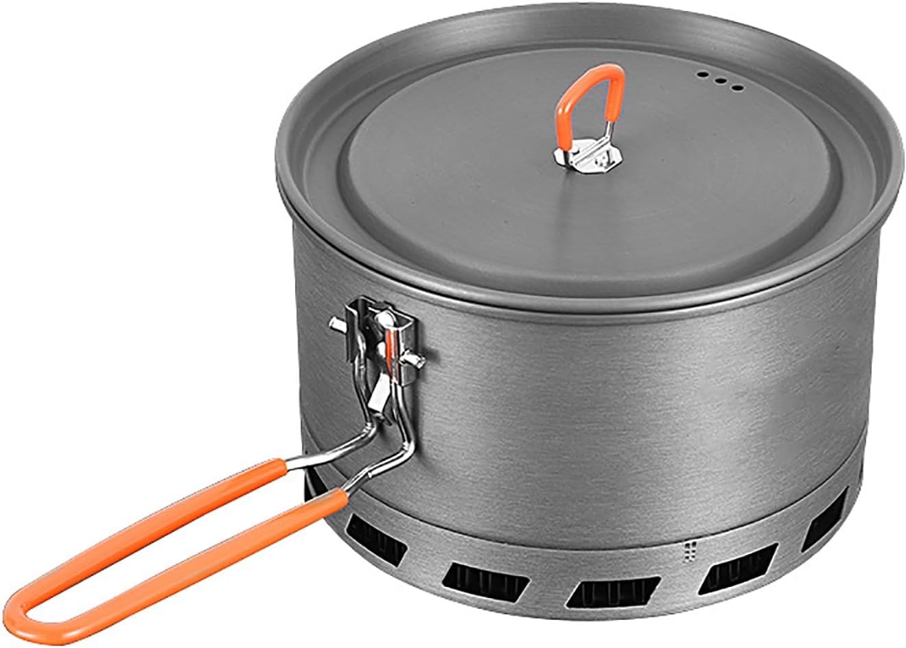 FAIRE Camping Pot, Camping Coffee Tea, Lightweight 316 Stainless Steel Portable Camping cookwear, Backpacking Cookware, Outstanding Boil Times