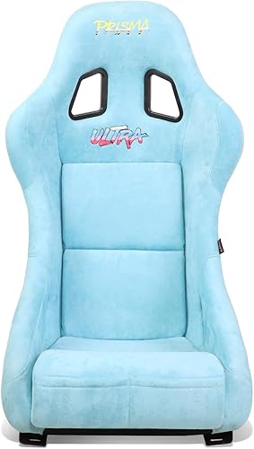 Vista 21 de NRG Innovations NRG-FRP-303RD-ULTRA Asiento universal de carreras con respaldo fijo con adaptadores de montaje lateral para arneses de 6 puntos