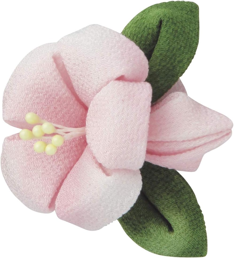 Olympus Thred OLY-TZ7B My First Knob Craft Kit, Dahlia Brooch, H 2.4 x W 2.6 x D 1.2 inches (6 x 6.5 x 3 cm), Pink