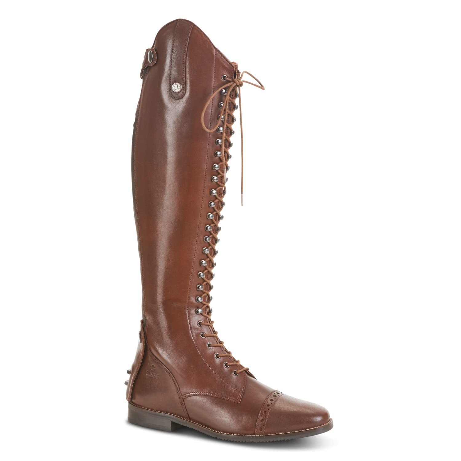 Busse Botas de equitación Laval con cordones completos, color marrón 38