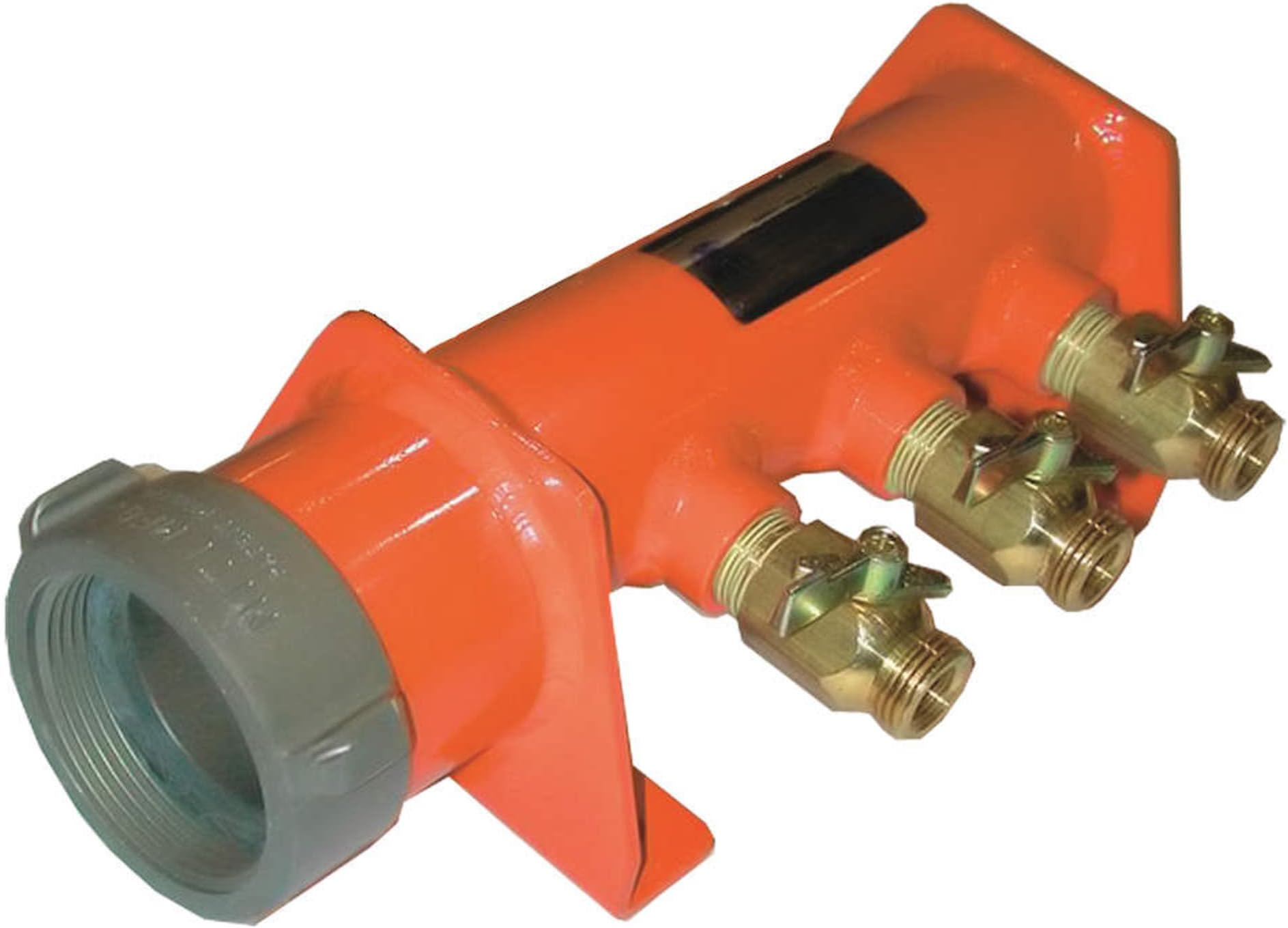 F-MMU156 - FSI Multi-Manifold Water Unit: 6 in x 18 in x 6 in, 1 1/2 in NST Female, Aluminum/Brass,