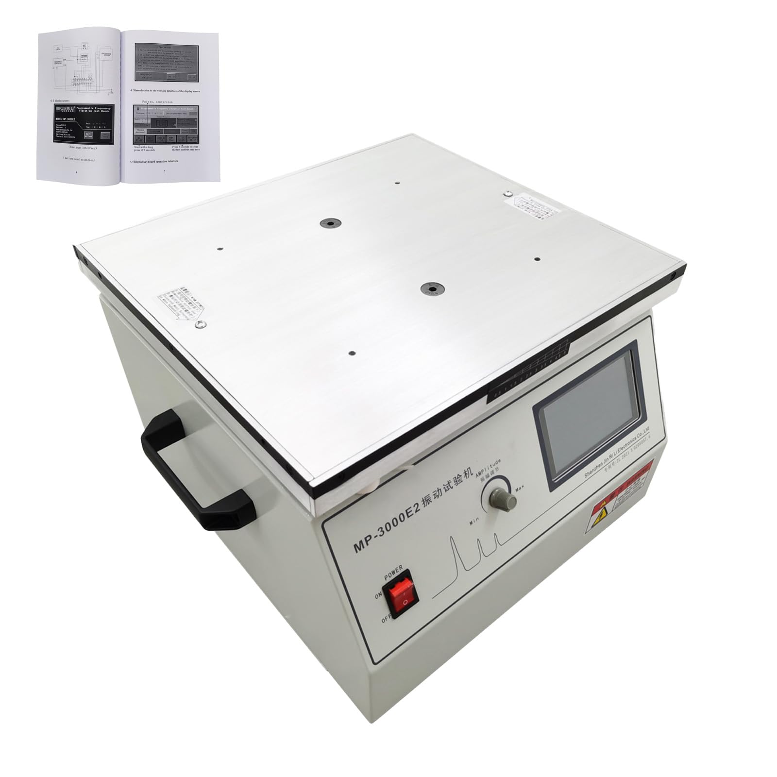 WYDDDARY Professional Vertical Vibration Test Bench 0-400Hz Adjustable Frequency Vertical Horizontal Vibration Tester 1200W 110V