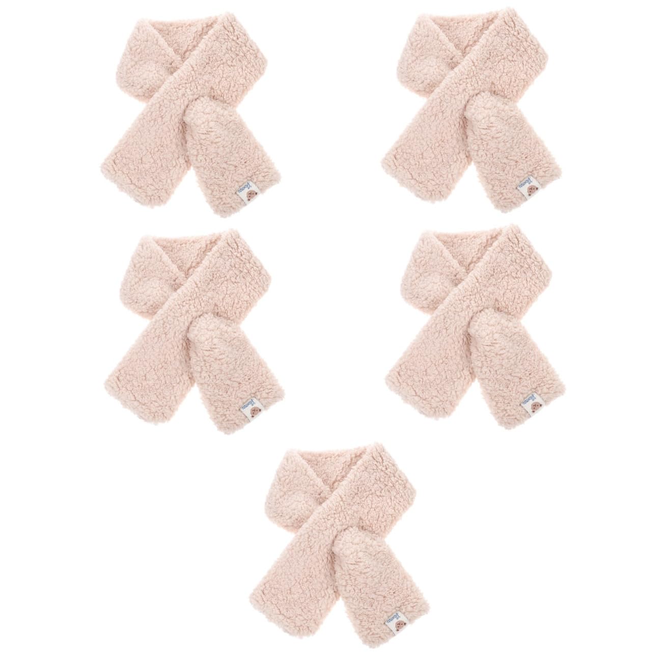 PRETYZOOM 4 Stück Schal Pañuelos Para Mujer Winterhandschuhe Reithandschuhe Skihandschuhe Winterwickel Pelzige Hülle Winterhalswärmer Damen-nackenwickel Plüsch Kunstpelz Verdicken Kind