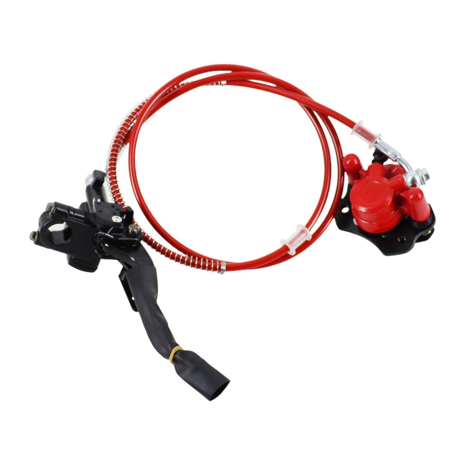 Pinza de freno robusta para un Para sistema de freno disco doble hidráulico trasero confiable 50 cc a 150 cc. Conjunto pinza cilindro instalación fácil y manual para 50 y 70