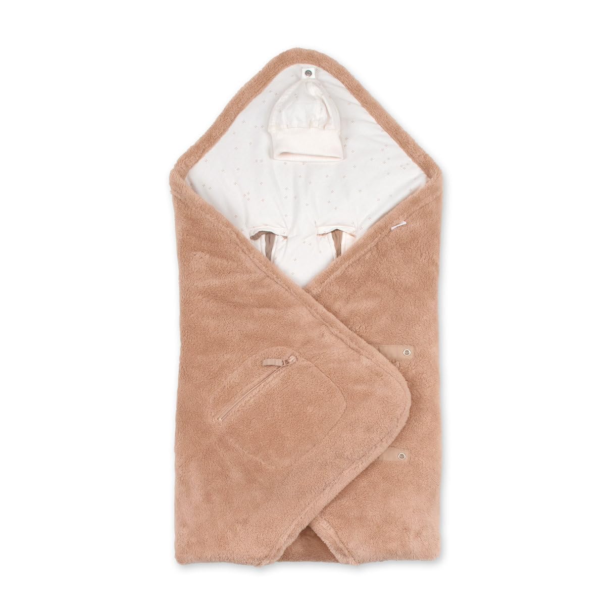 Nid d'ange 0-12 mois Pady softy et jersey Naturel - Bemini
