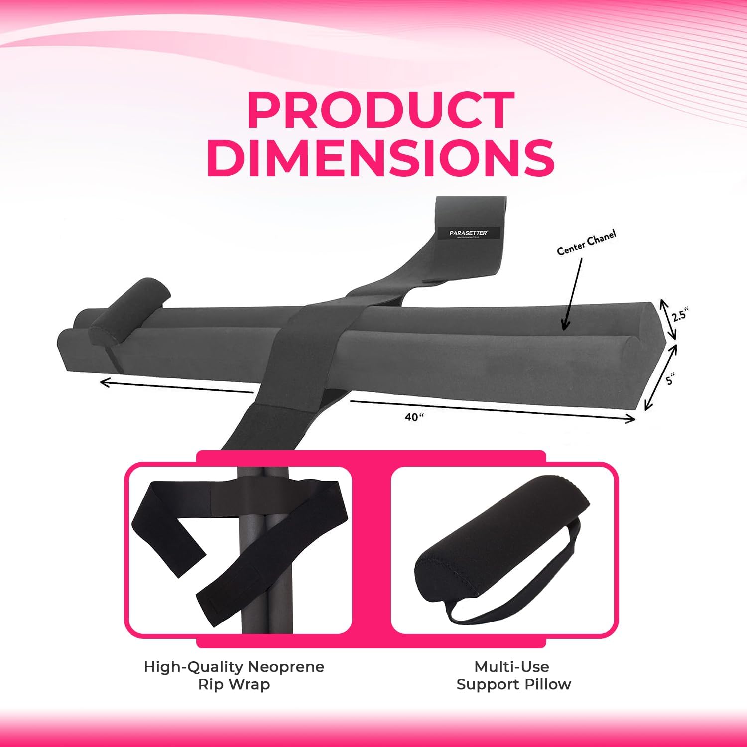 Foam Roller for Spine Alignment + HeadFloater to Relieve Neck Pain and Shoulder Tightness + Back Support Wedges for Pain Relief