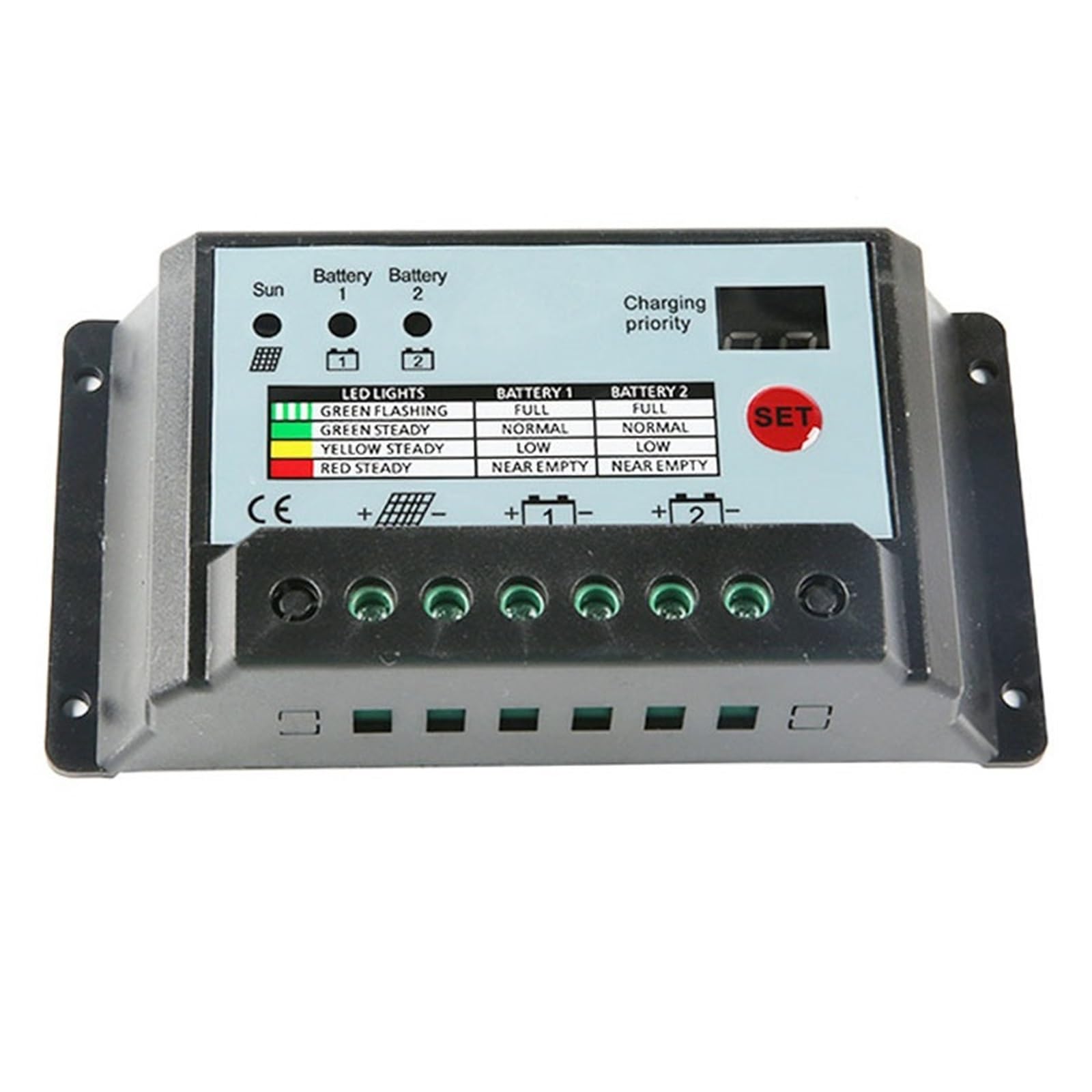 Contrôleur de charge solaire PWM 30A pour camping-car et kit solaire autoconsommation