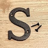 * TAILLE ET WIDLY UTILISATION - Les numéros de porte est 3.15 pouces (8 cm) en hauteur, 0.2 pouces (5mm) d'épaisseur. Grande taille numéros sont adaptés pour la maison, rue, boîte aux lettres, jardin à comme maison asdress, rue adresse, code postal et ainsi de suite. Cela peut être installé sur une variété de surfaces, tels que bois plaques, commentaire murs et murs de briques, etc.