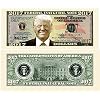 American Art Classics Trump Presidential Collectors 8 Bill Set: Commander in Chief, 2016, 2016 Victory, Legacy, 2017, Trump and Melania and Hillary for Prison Note