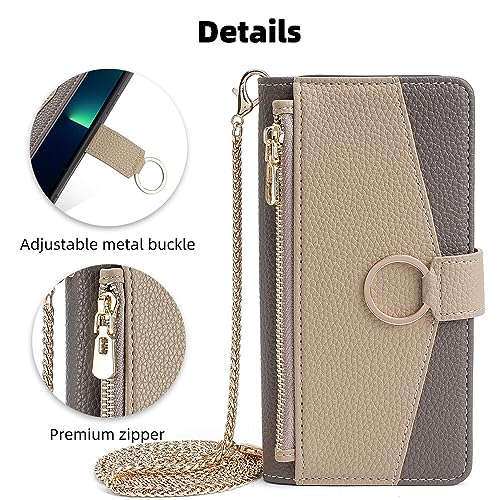CasurvivePro Wallet Case Compatible for iPhone 14 Plus with Crossbody Strap - Image 3