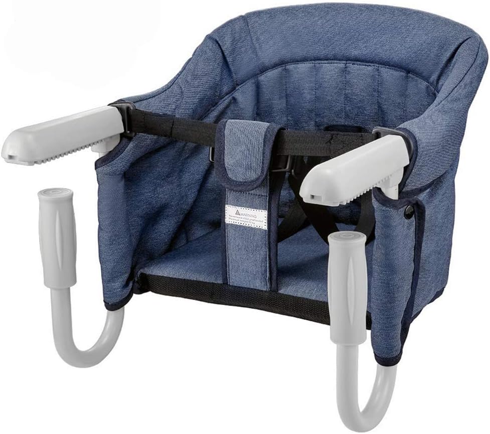 Folding Baby Hook On Seat for Home and Travel , Portable Table High Chair with Transport Bag , Easy Hook On Table Seat , Baby Seat For Table.