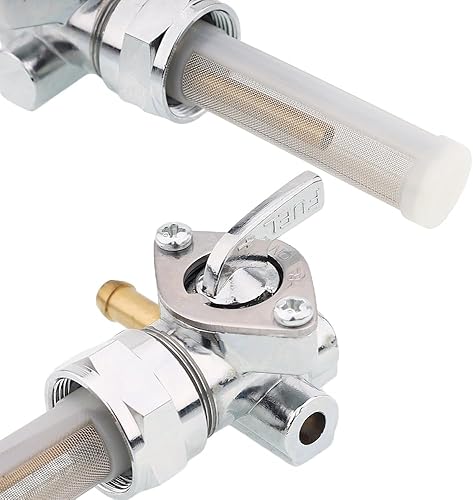 Miniatura 6 de TSUNG Válvula de combustible con petcock de 22 mm  Interruptor de cierre del tanque de gasolina con salida de 14", reemplazo del mercado de