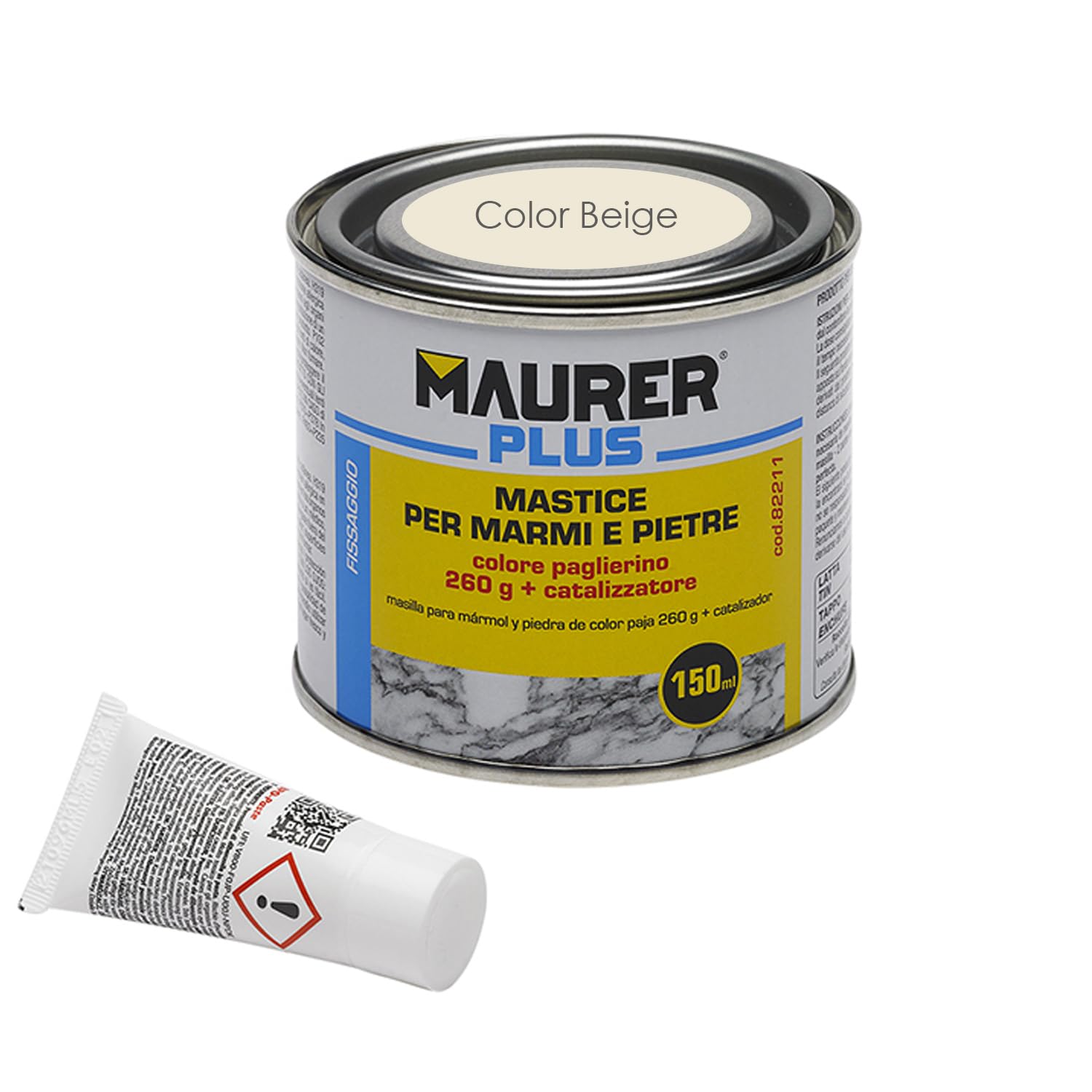 MAURER Masilla Para Marmol Color Beige 150 ml.