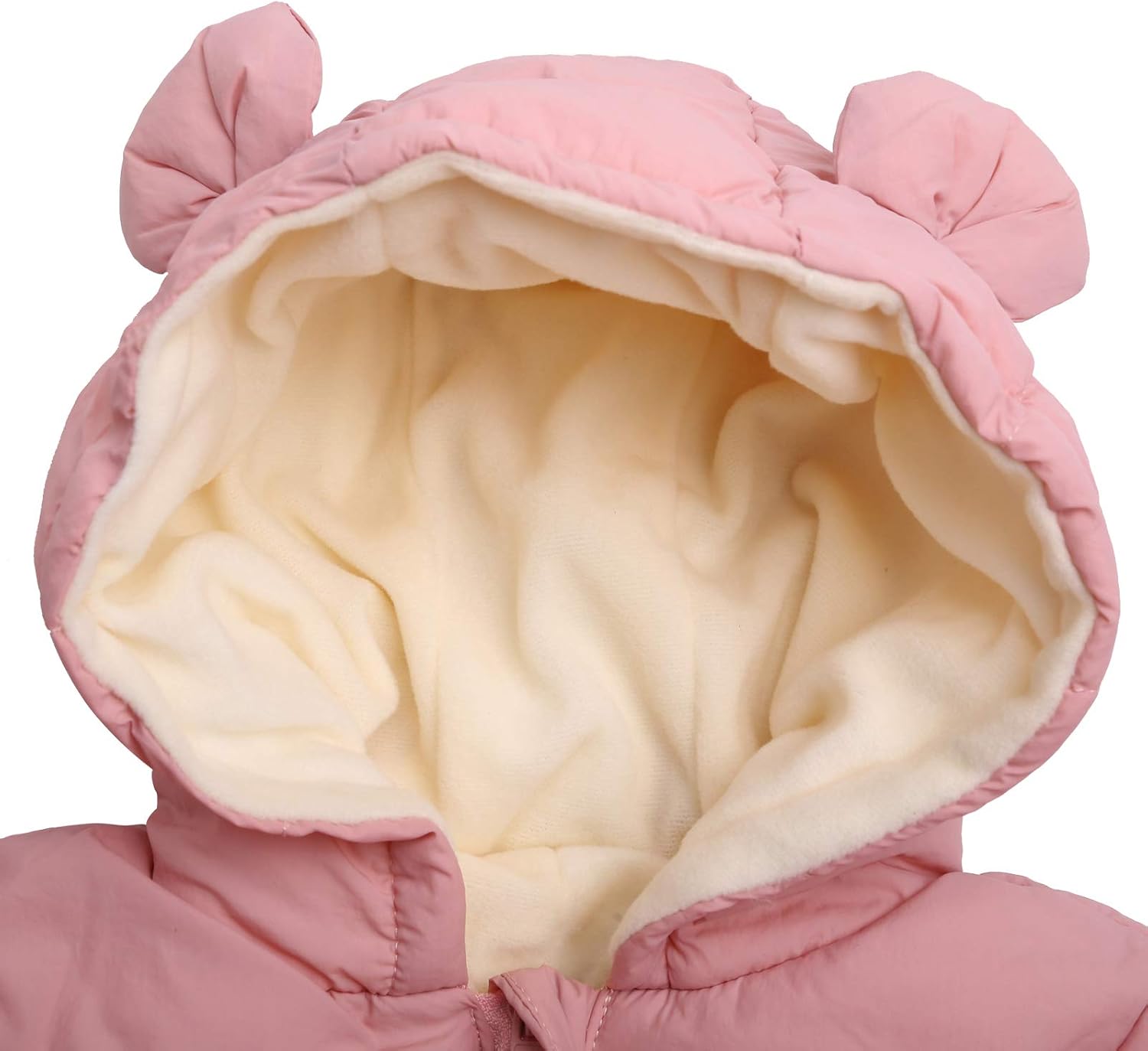 Baby Boy Girl Snowsuit Cute Infant Toddler Winter Coat Long Sleeve Zipper Romper Clothes Jacket